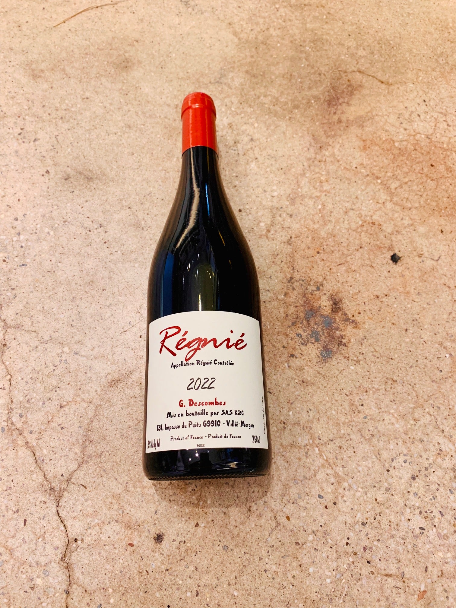 Georges Descombes - Régnié Rouge Beaujolais 2022 750ml (13% abv)