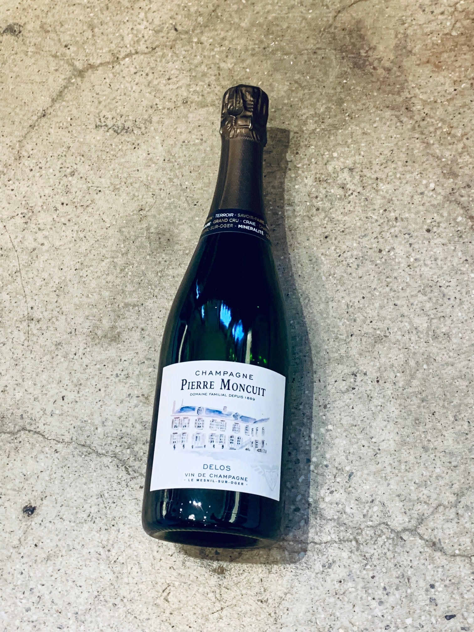 Pierre Moncuit Delos - Grand Cru Blanc de Blancs Brut Le Mesnil Sur Oger NV [2020] 750ml (12% abv)