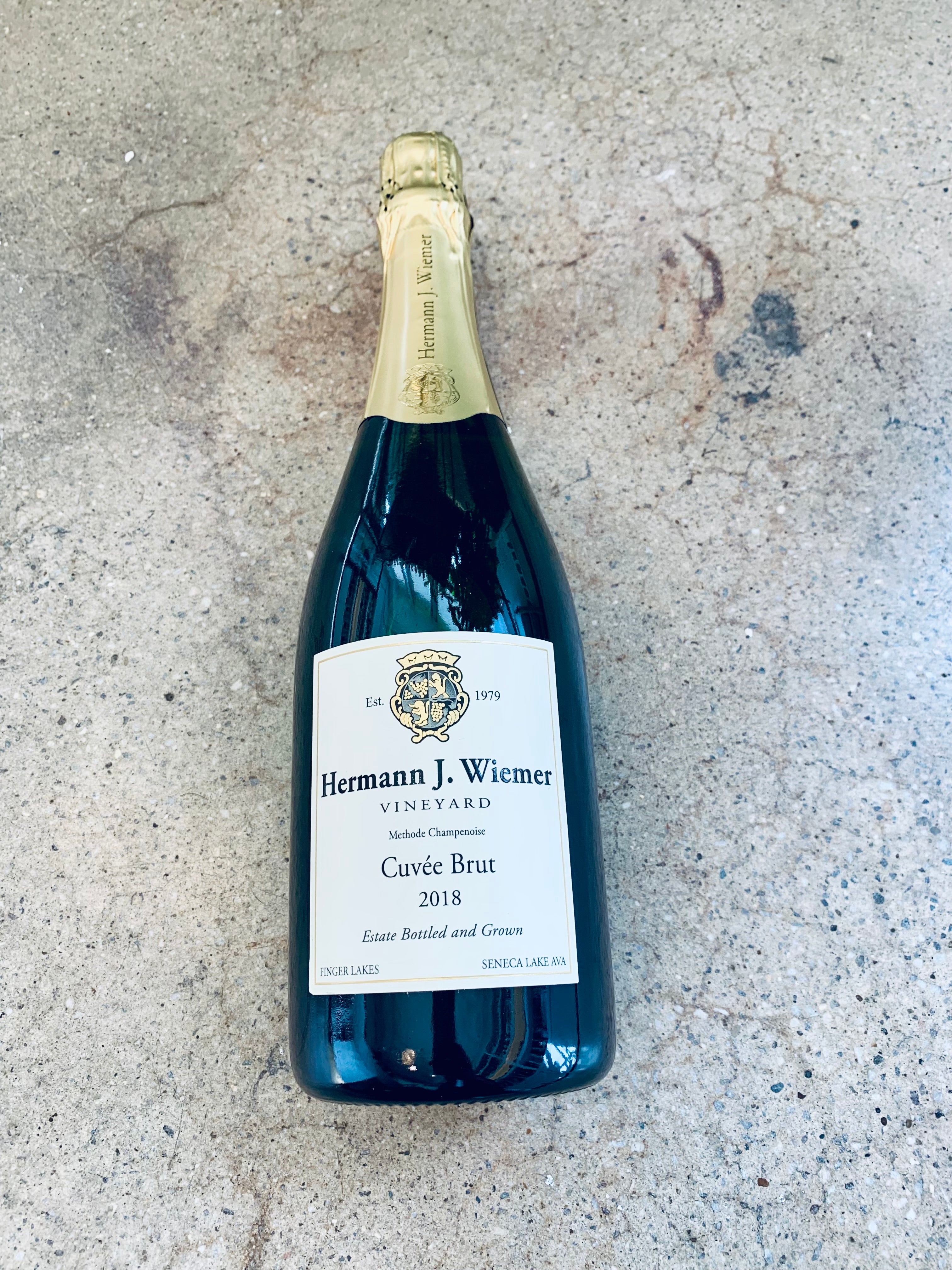 Hermann J. Wiemer - Cuvee Brut Methode Champenoise Estate Bottled & Grown Seneca Lake 2019 750ml (12% ABV)